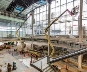 North Satellite Modernization project, terminal interior